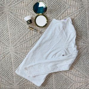 shimmer long sleeve with back detail